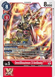 OmniShoutmon (X Antibody) · Pre-Release Stamped BT9-013