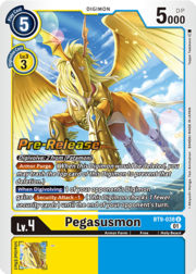 Pegasusmon · Pre-Release Stamped BT9-038