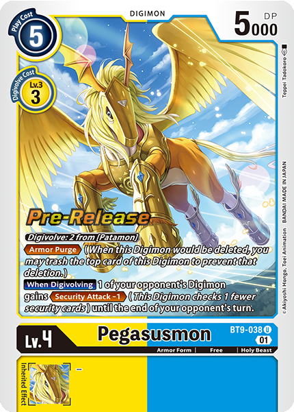 Pegasusmon Card Front