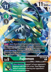 Fujinmon · Pre-Release Stamped BT9-054