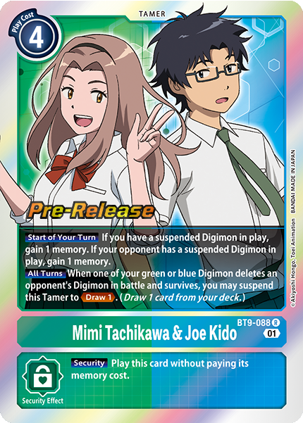 Mimi Tachikawa & Joe Kido Card Front