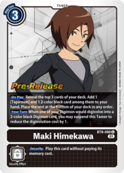 Maki Himekawa · Pre-Release Stamped BT9-090