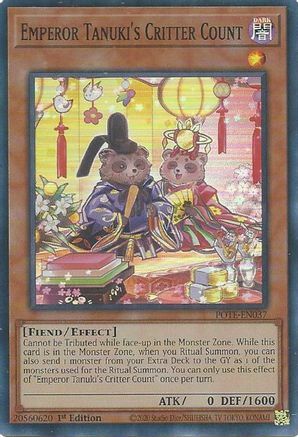 Conta delle Creature dell'Imperatore Tanuki Card Front