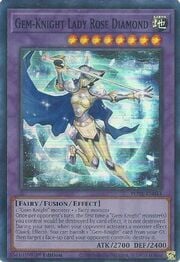 Gem-Knight Lady Rose Diamond · Super Rare 044