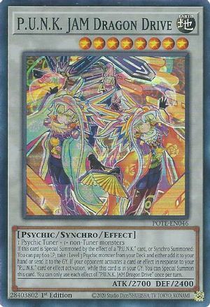 P.U.N.K. JAM Dragon Drive Card Front