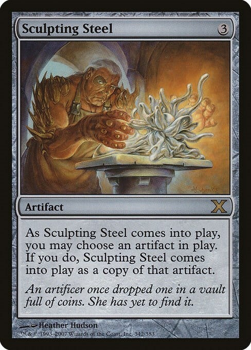 Sculpting Steel Card Front