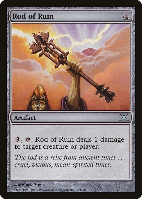 Rod of Ruin Card Front