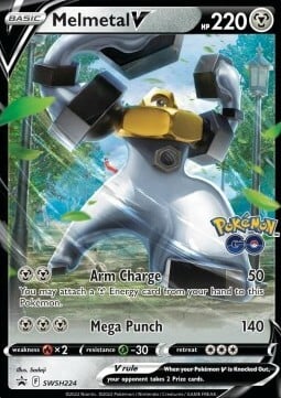 Melmetal V [Arm Charge | Mega Punch] Card Front