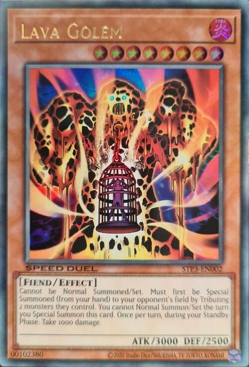 Lava Golem Card Front
