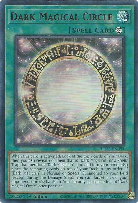 Dark Magical Circle Card Front
