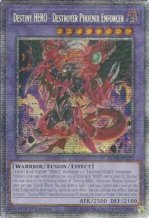 Destiny HERO - Destroyer Phoenix Enforcer Card Front