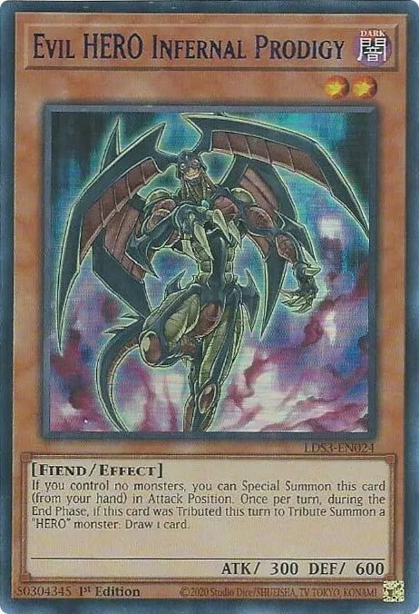 Evil HERO Infernal Prodigy Card Front