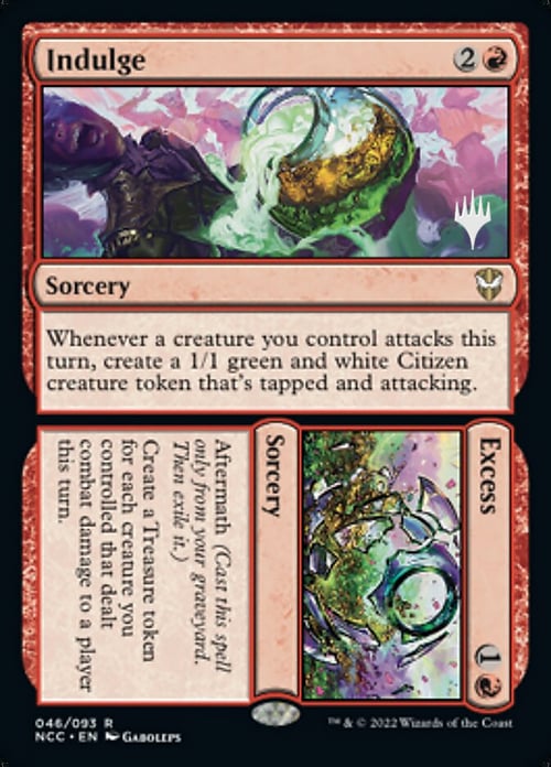 Indulge // Excess Card Front