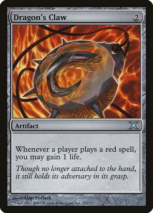 Dragon's Claw Card Front