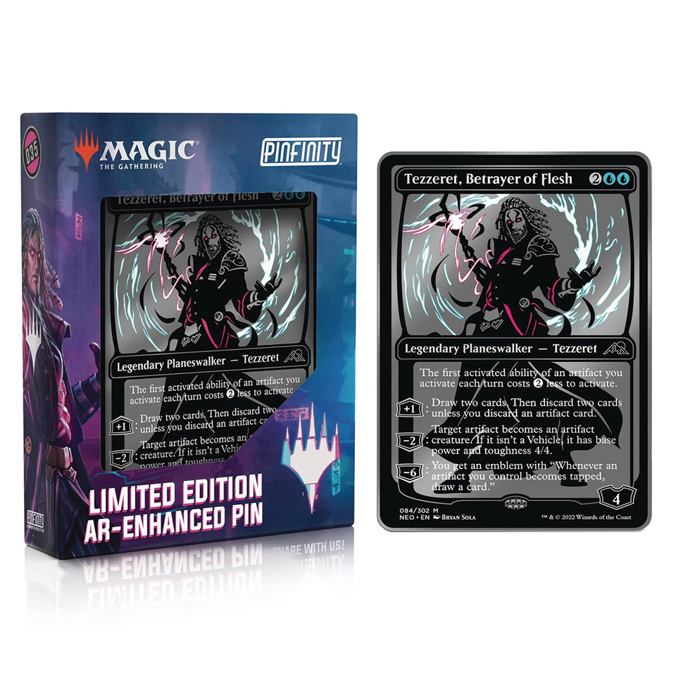 Kamigawa: Neon Dynasty | "Tezzeret, Betrayer of Flesh" AR Pin