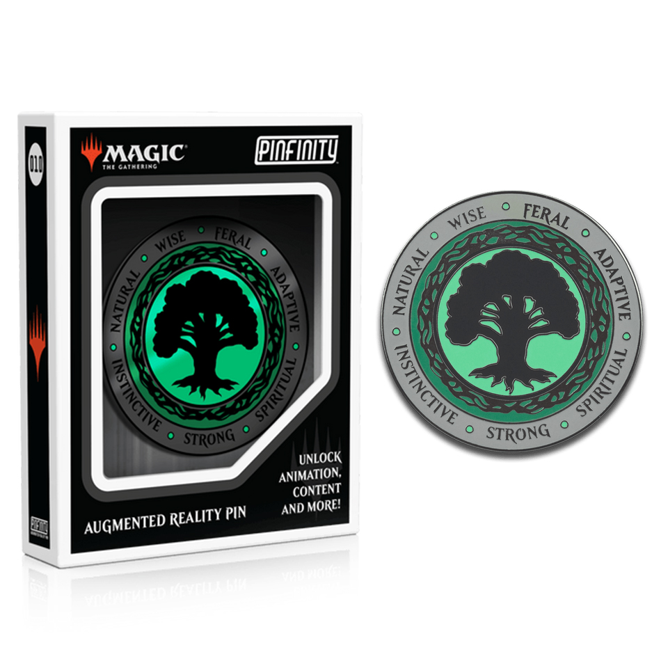 Pinfinity: "Green Mana Crest" AR Pin