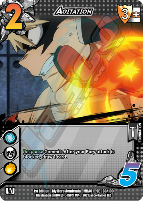 Agitation Card Front