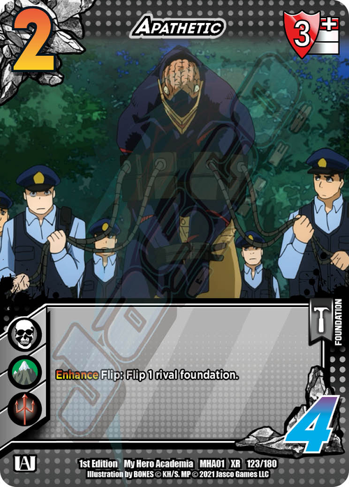 Apathetic Card Front