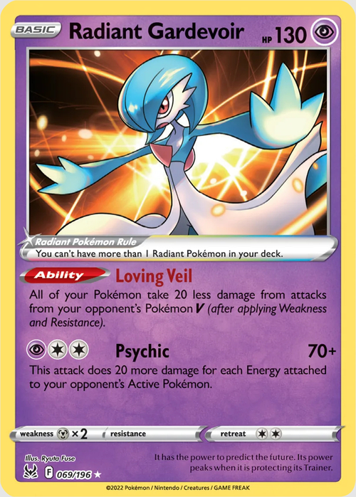 Radiant Gardevoir Card Front