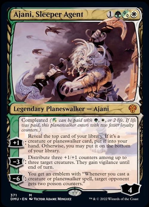 Ajani, Sleeper Agent Card Front