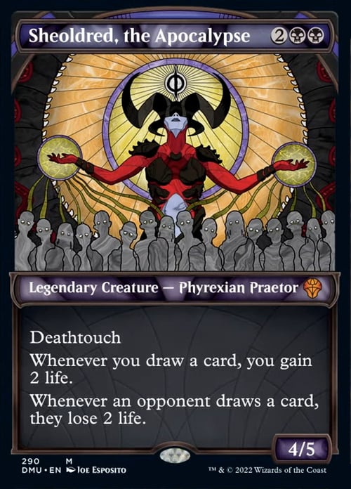 Sheoldred, the Apocalypse Card Front