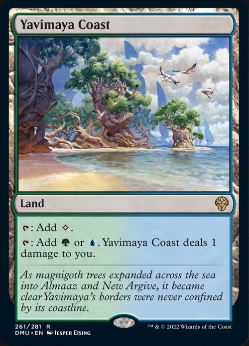 Yavimaya Coast Card Front