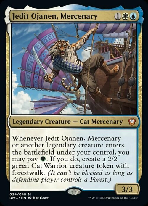 Jedit Ojanen, Mercenary Card Front
