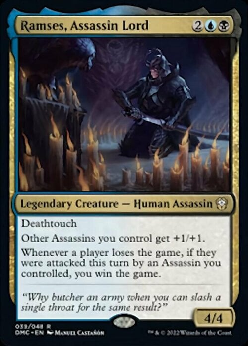Ramses, Assassin Lord Card Front