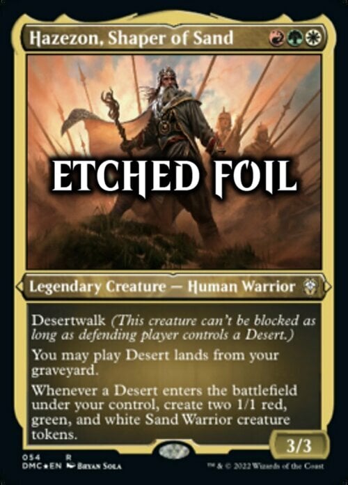 Hazezon, Shaper of Sand Card Front