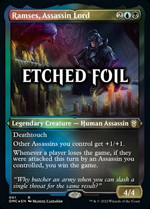Ramses, Assassin Lord Card Front