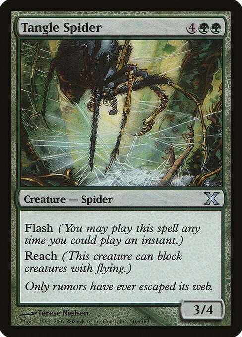 Tangle Spider Card Front