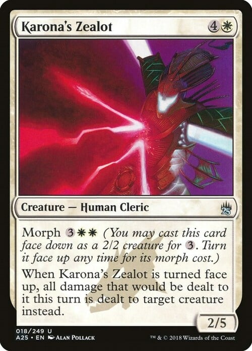 Karona's Zealot Card Front