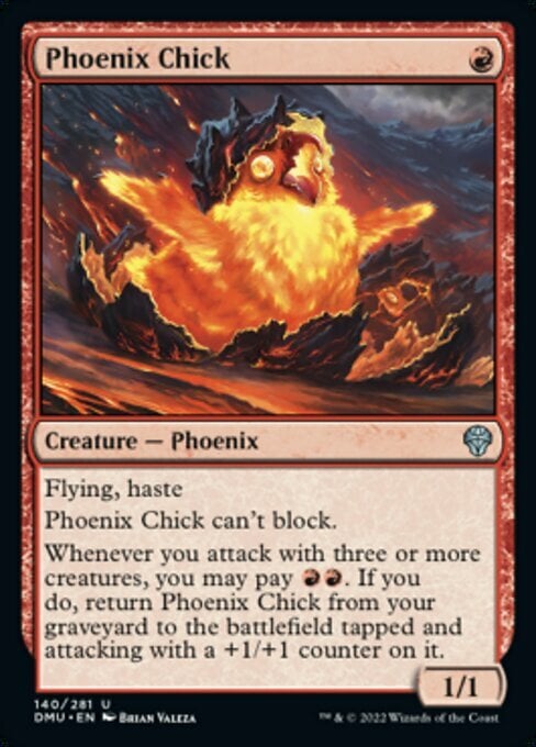 Phoenix Chick Card Front
