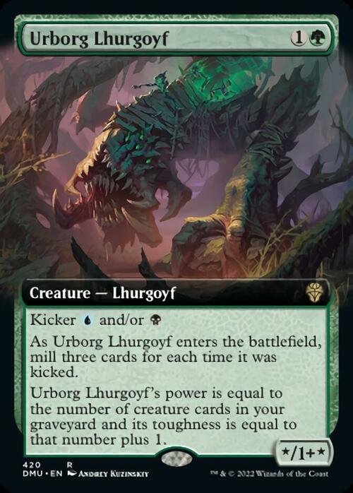 Lhurgoyf di Urborg Card Front