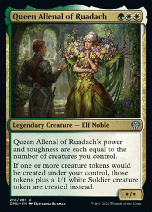 Queen Allenal of Ruadach Card Front