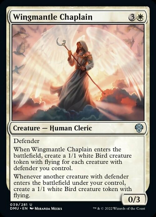 Wingmantle Chaplain Card Front