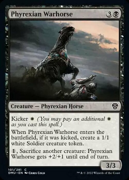 Phyrexian Warhorse Card Front