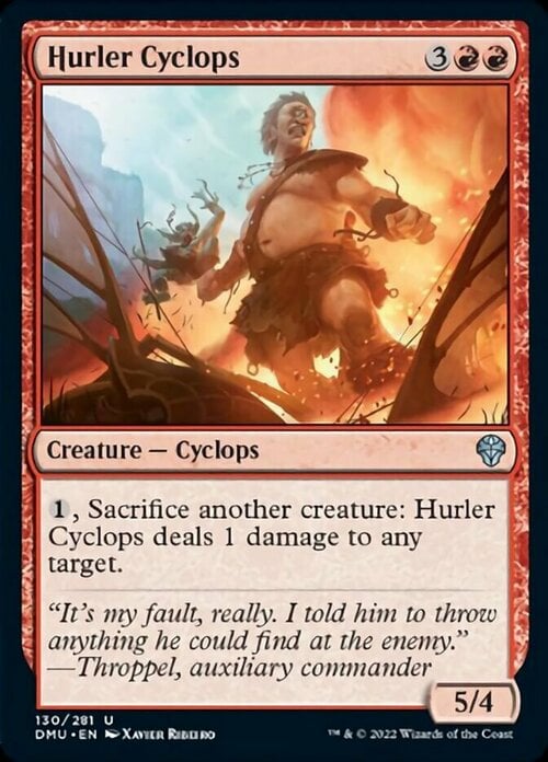 Hurler Cyclops Card Front
