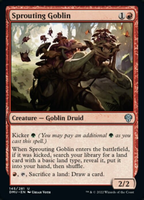 Sprouting Goblin Card Front