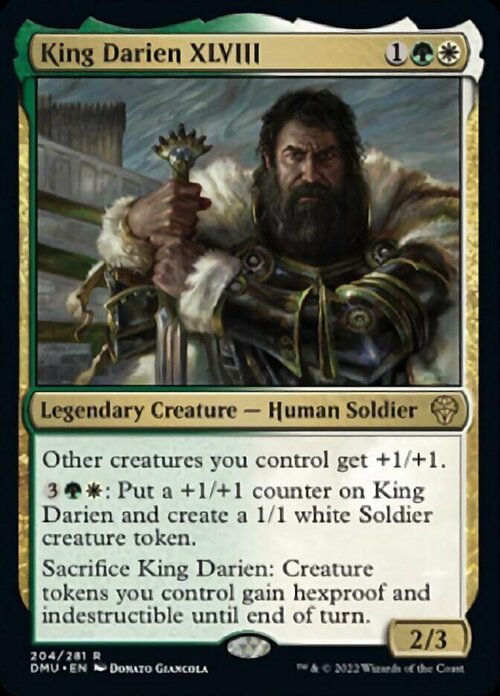 King Darien XLVIII Card Front