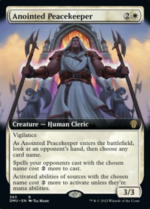 Anointed Peacekeeper Card Front