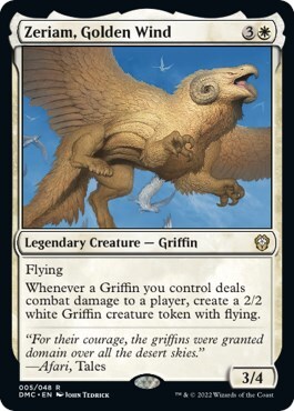 Zeriam, Golden Wind Card Front