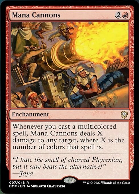 Mana Cannons Card Front