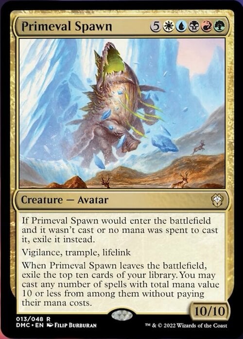 Primeval Spawn Card Front