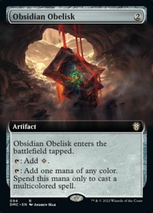 Obsidian Obelisk Card Front