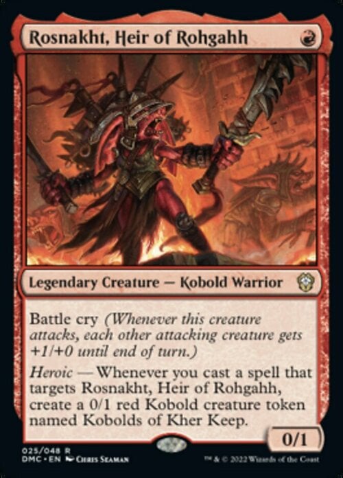 Rosnakht, Heir of Rohgahh Card Front