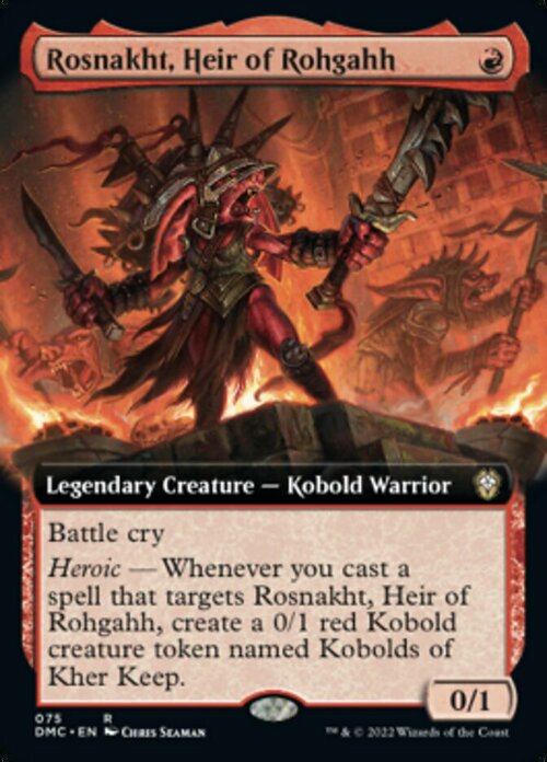 Rosnakht, Heir of Rohgahh Card Front