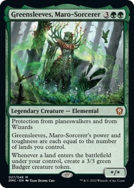 Greensleeves, Maro-Sorcerer Card Front