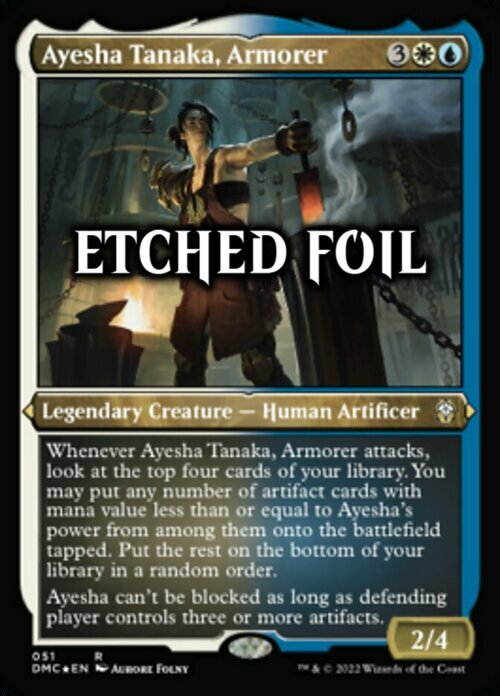 Ayesha Tanaka, Armorer Card Front