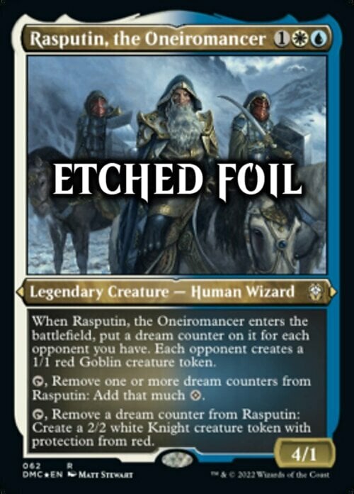 Rasputin, the Oneiromancer Card Front